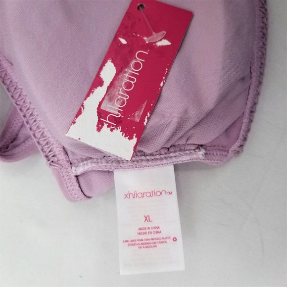 Xhilaration Bikini Top Junior Women Crochet Purple - Picture 7 of 9